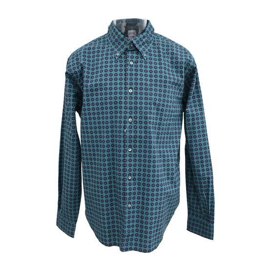 Men Woven Shirt - Teal [價格已含稅]
