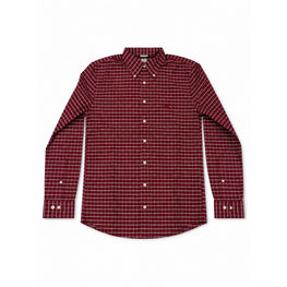 Men Woven Shirt - Dark Red [價格已含稅]