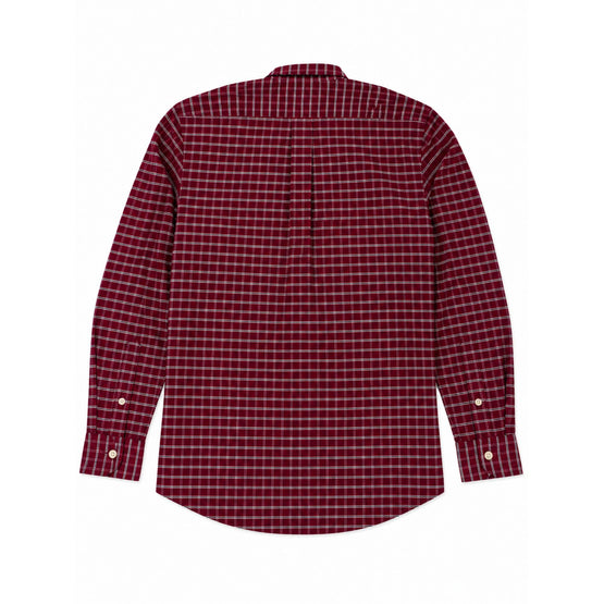 Men Woven Shirt - Dark Red [價格已含稅]