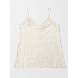 Women Woven Camisole Top - White [價格已含稅]