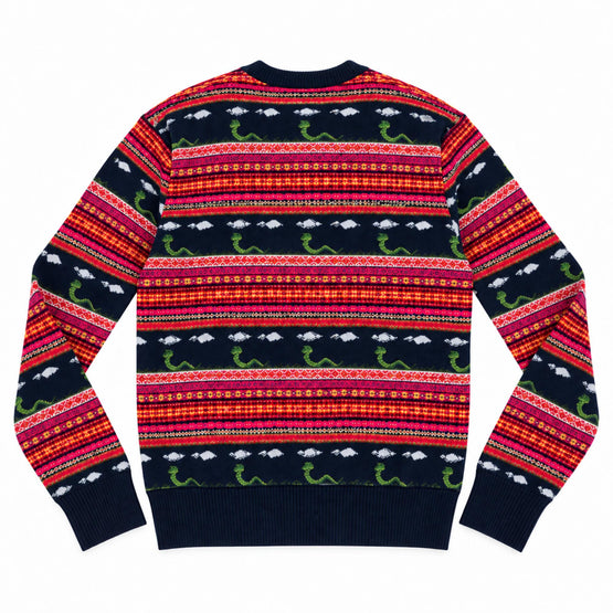 Men Knitted Pullover - Red Multi [價格已含稅]