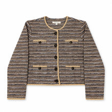 Women Knitted Jacket - Beige Multi [價格已含稅]