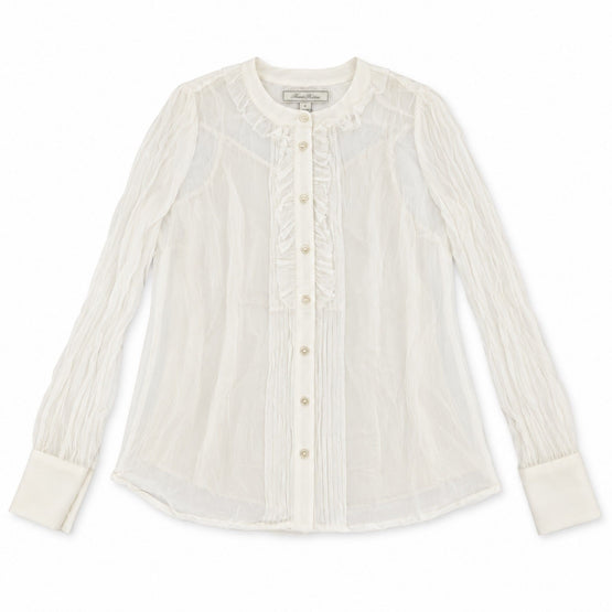 Women Woven Shirt - Marshmallow [價格已含稅]