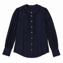 Women Woven Shirt - Navy [價格已含稅]