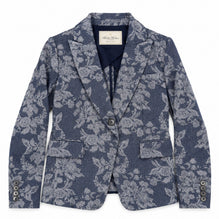 Women Woven Suit Jacket - Blue Multi [價格已含稅]
