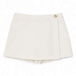 Women Woven Shorts - White [價格已含稅]