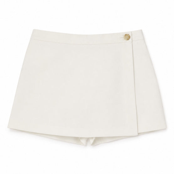 Women Woven Shorts - White [價格已含稅]