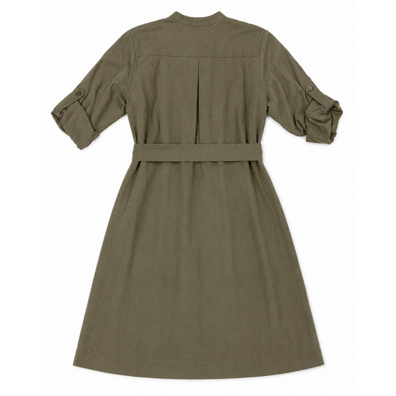 Women Woven Dress - Olive Green [價格已含稅]