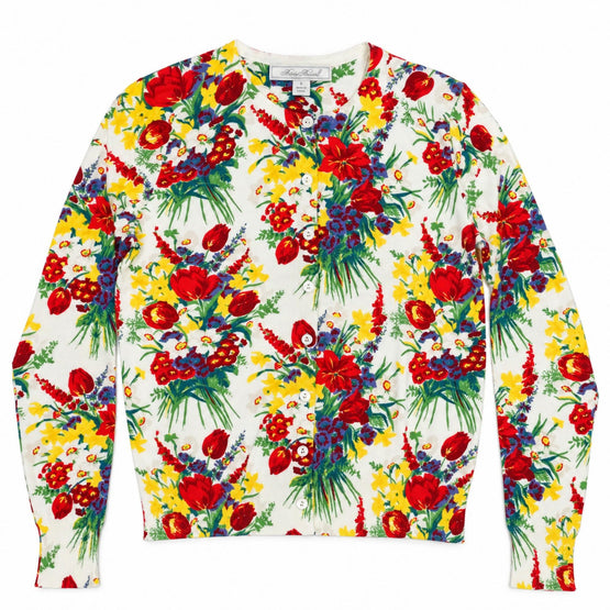 Women Knitted Cardigan - Red-multi [價格已含稅]
