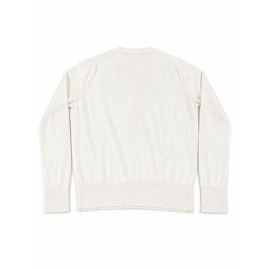 Women Knitted Cardigan - White [價格已含稅]