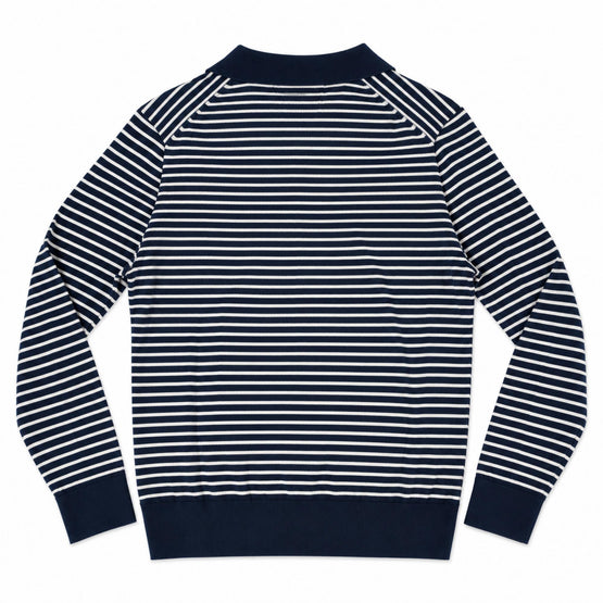 Men Knitted Polo Shirt - Navy Multi [價格已含稅]