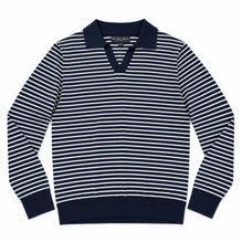 Men Knitted Polo Shirt - Navy Multi [價格已含稅]