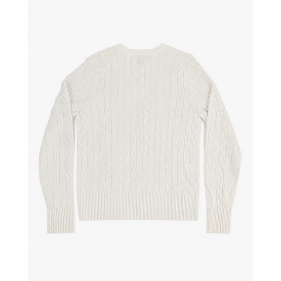 Women Knitted Cardigan - White [價格已含稅]