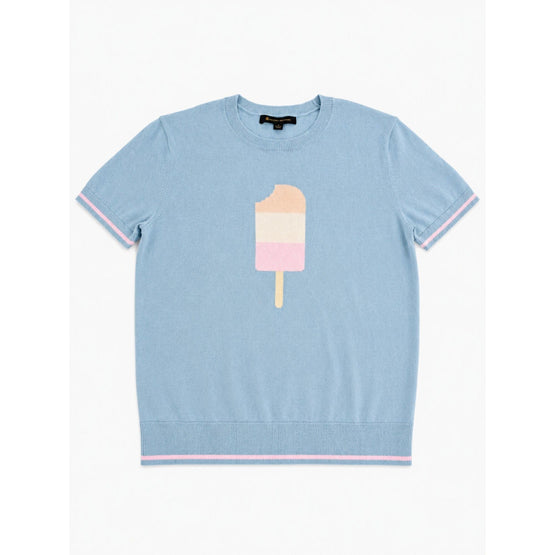 Women Knitted Pullover - Open Blue [價格已含稅]