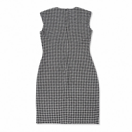 Women Knitted Dress - Navy Gingham [價格已含稅]