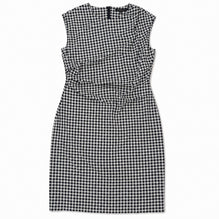 Women Knitted Dress - Navy Gingham [價格已含稅]
