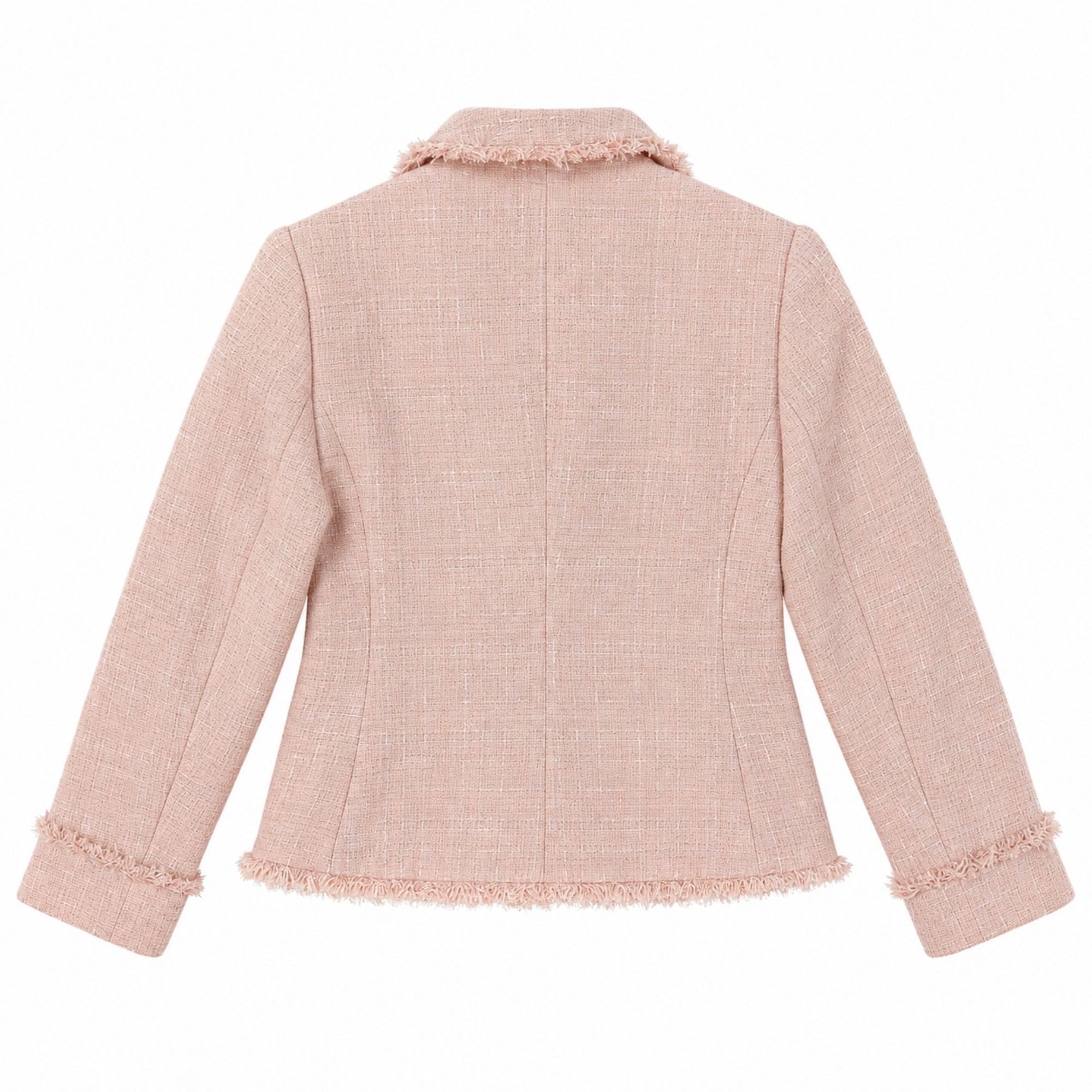 Women Woven Suit Jacket - Lightpink [價格已含稅]