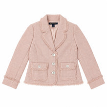 Women Woven Suit Jacket - Lightpink [價格已含稅]