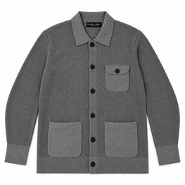Men Button-front Knitted Cardigan - Grey [價格已含稅]