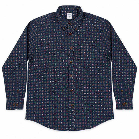 Men Woven Shirt - Navy [價格已含稅]