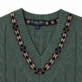 Men Knitted Sleeveless Top - Blue [價格已含稅]