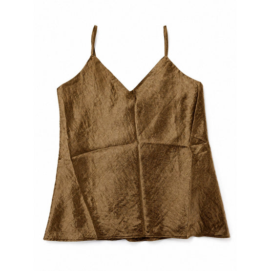 Women Woven Camisole Top - Gold [價格已含稅]