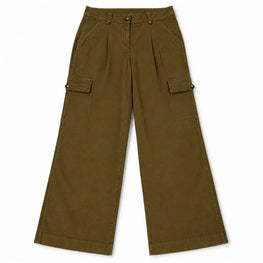 Women Woven Trousers - Medium Green [價格已含稅]