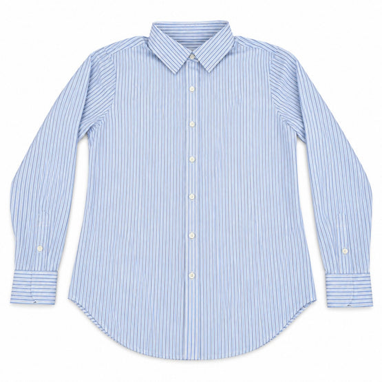 Women Woven Shirt - White/Blue/Purple [價格已含稅]