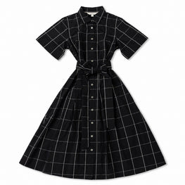Women Knitted Dress - Black Multi [價格已含稅]