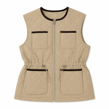 Women Woven Waistcoat - Light Beige [價格已含稅]