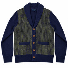 Men Button-front Knitted Cardigan - Navygreen [價格已含稅]