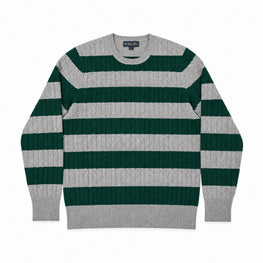 Men Knitted Pullover - Grey Multi [價格已含稅]
