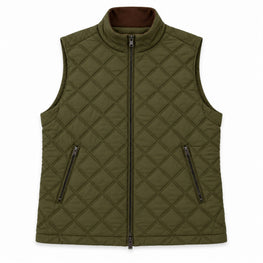 Men Woven Waistcoat - Olive [價格已含稅]