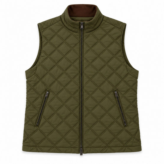 Men Woven Waistcoat - Olive [價格已含稅]