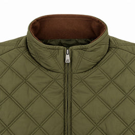 Men Woven Waistcoat - Olive [價格已含稅]