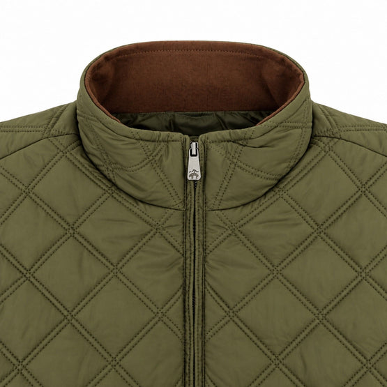 Men Woven Waistcoat - Olive [價格已含稅]