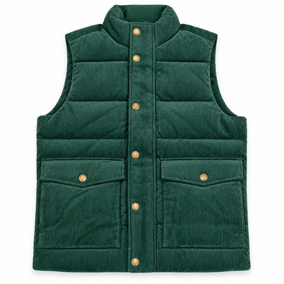 Men Woven Waistcoat - Green [價格已含稅]