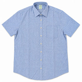 Men Woven Shirt - Blue [價格已含稅]