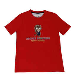 Women Knitted T-shirt - Red Multi [價格已含稅]
