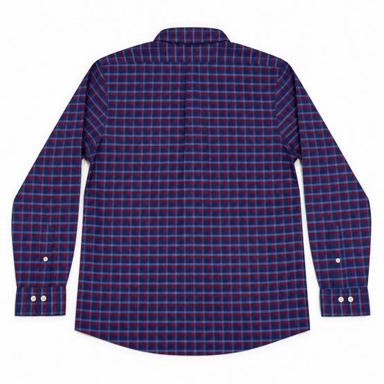 Men Woven Shirt - Navy Chk [價格已含稅]