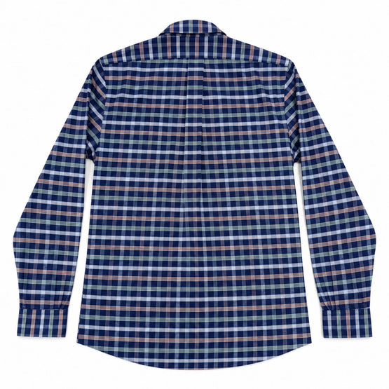 Men Woven Shirt - Navy Chk [價格已含稅]