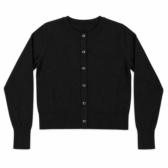 Women Knitted Cardigan - Black [價格已含稅]