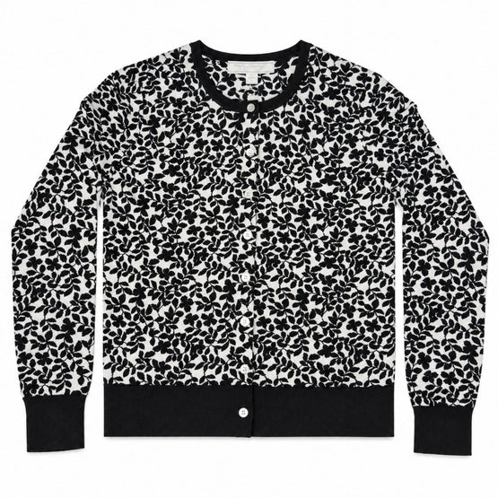 Women Knitted Cardigan - Black Multi [價格已含稅]