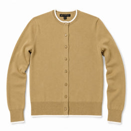 Women Knitted Cardigan - Light Beige [價格已含稅]