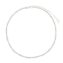 Double Ball Chain (With Extension) - Silver