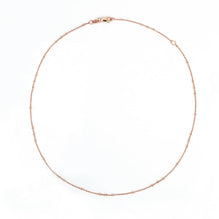 Cable Ball Chain Necklace (With Extension) - Rose Gold