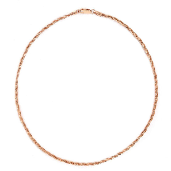 Rope Choker - Rose Gold