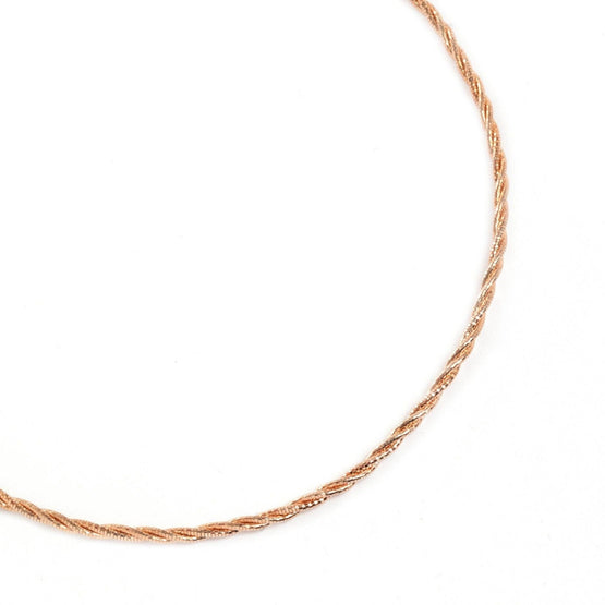 Rope Choker - Rose Gold