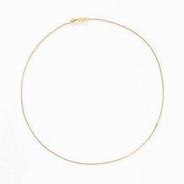 Box Chain Necklace (With Extension) - Gold