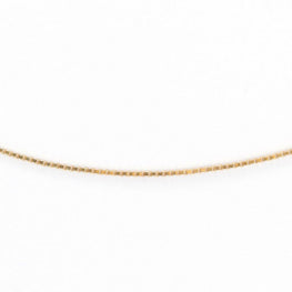 Box Chain Necklace (With Extension) - Gold